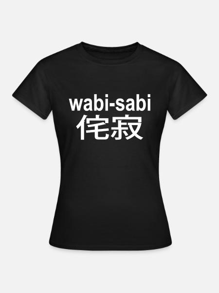 wabi sabi - T-shirt Femme - noir