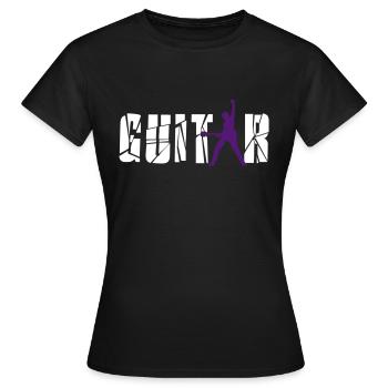 guitar - T-shirt Femme - noir - Devant - AI Model Female 172 dark (172cm)