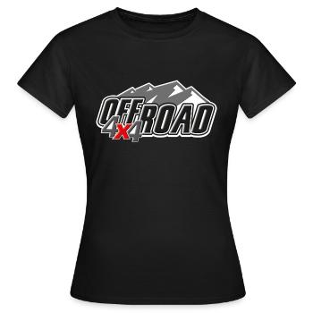 Hors route 4x4 - T-shirt Femme - noir - Devant - AI Model Female 172 dark (172cm)