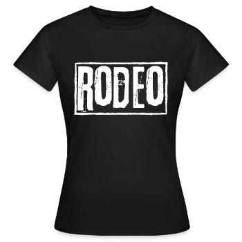 RODEO - T-shirt Femme - noir - Devant - AI Model Female 172 dark (172cm)
