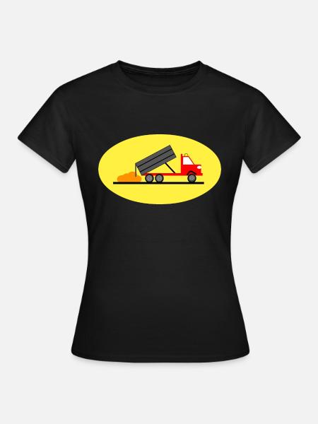 Truck - Frauen T-Shirt - Schwarz