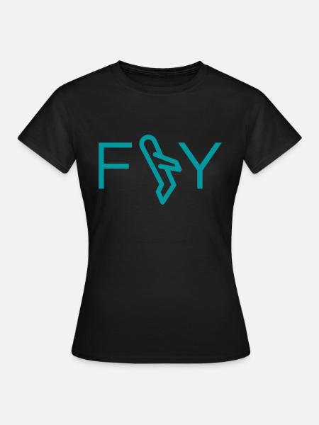 Fliegen - Frauen T-Shirt - Schwarz