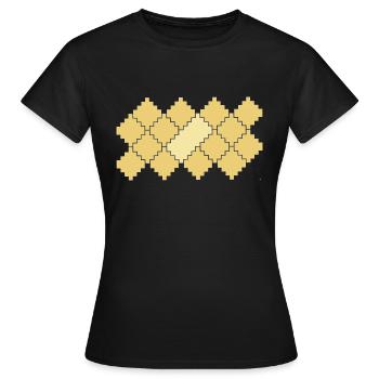 Développer - T-shirt Femme - noir - Devant - AI Model Female 172 dark (172cm)