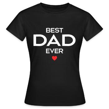 Bester Vater aller Zeiten - Frauen T-Shirt - Schwarz - Vorne - AI Model Female 172 dark (172cm)