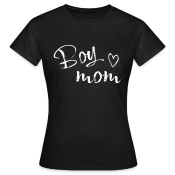 Boy mom herz ws 150 - Frauen T-Shirt - Schwarz - Vorne - AI Model Female 172 dark (172cm)