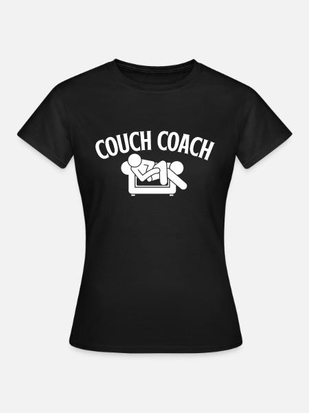 Coach Character Builder Attitude - Frauen T-Shirt - Schwarz