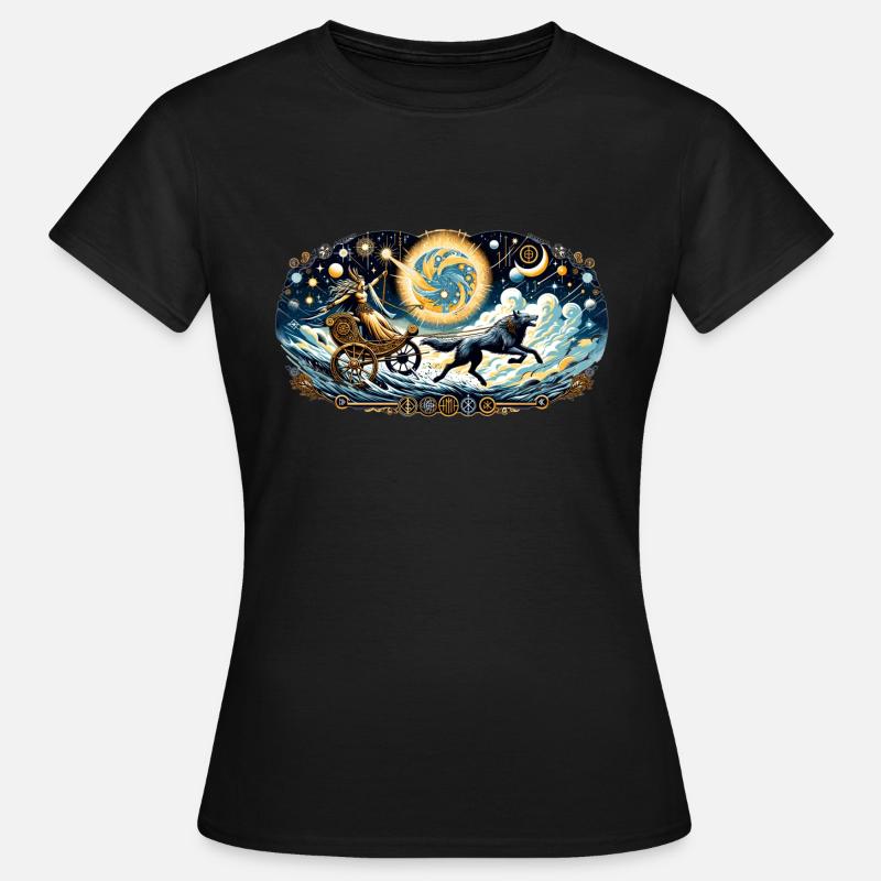 Odyssée céleste - T-shirt Femme - noir