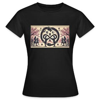 The Meeting - Women's T-Shirt - black - Front - AI Model Female 172 dark (172cm)