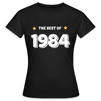 Best of 1984 - T-shirt Femme - noir - Devant - AI Model Female 172 dark (172cm)