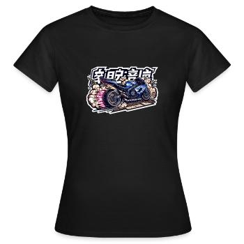 JDM Supersport Bike - Frauen T-Shirt - Schwarz - Vorne - AI Model Female 172 dark (172cm)