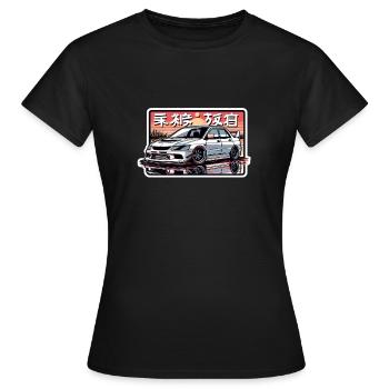 EVO Sundowner - Frauen T-Shirt - Schwarz - Vorne - AI Model Female 172 dark (172cm)