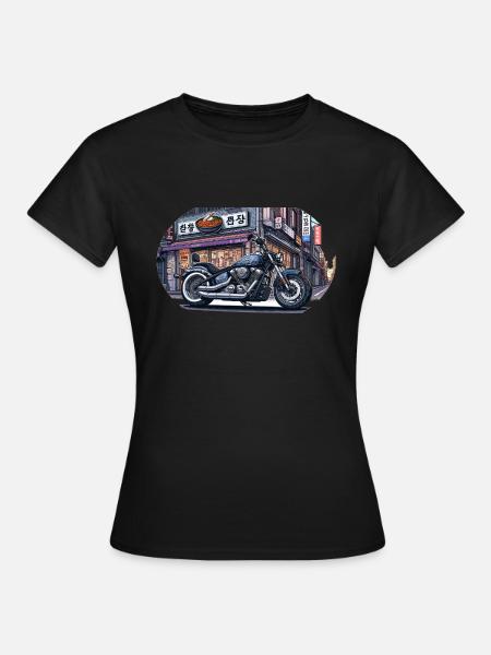 鉄鬼 Tekki Chopper - Frauen T-Shirt - Schwarz