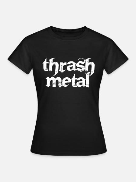 Thrash-Metal-Logo-Design - Frauen T-Shirt - Schwarz