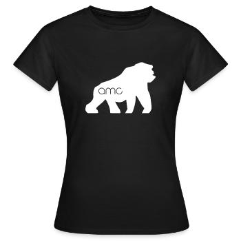 MONKEY Camouflage blanc - T-shirt Femme - noir - Devant - AI Model Female 172 dark (172cm)