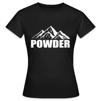 Snowboard Snowboarder - Frauen T-Shirt - Schwarz - Vorne - AI Model Female 172 dark (172cm)
