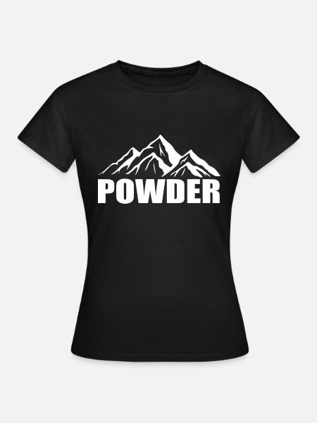 Snowboard Snowboarder - Frauen T-Shirt - Schwarz