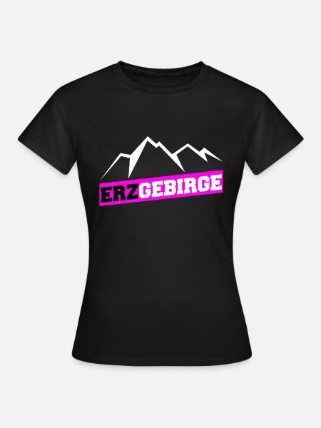 Erzgebirge - Frauen T-Shirt - Schwarz