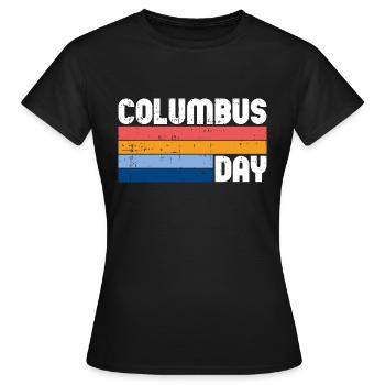 Christopher Columbus - Frauen T-Shirt - Schwarz - Vorne - AI Model Female 172 dark (172cm)