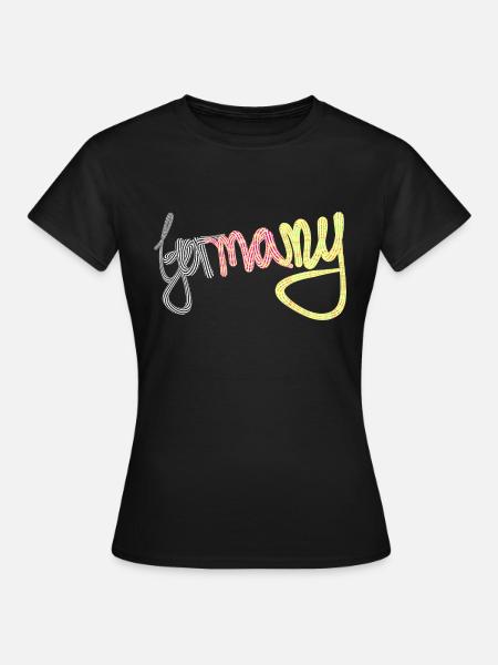 Germany - Frauen T-Shirt - Schwarz