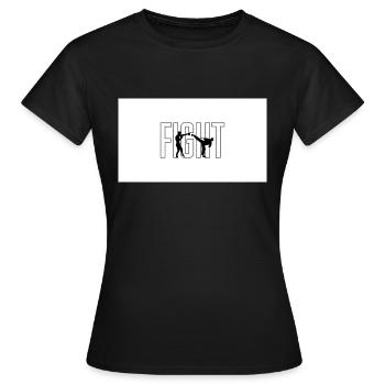 Design ohne Titel - Frauen T-Shirt - Schwarz - Vorne - AI Model Female 172 dark (172cm)