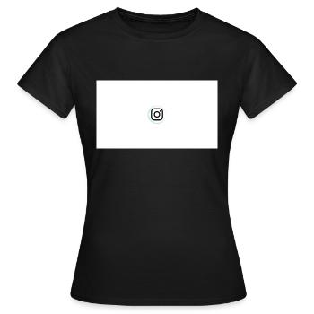 Instagram - Frauen T-Shirt - Schwarz - Vorne - AI Model Female 172 dark (172cm)