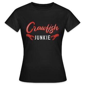 Langusten Languste - Frauen T-Shirt - Schwarz - Vorne - AI Model Female 172 dark (172cm)