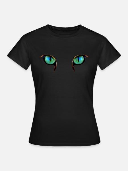 Blick - Frauen T-Shirt - Schwarz