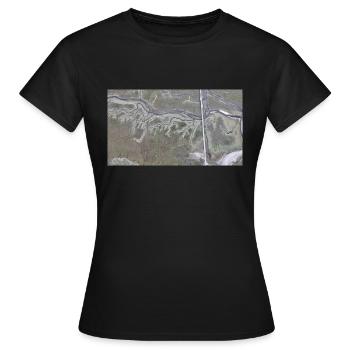 Dünen - Sankt Peter Ording - Frauen T-Shirt - Schwarz - Vorne - AI Model Female 172 dark (172cm)