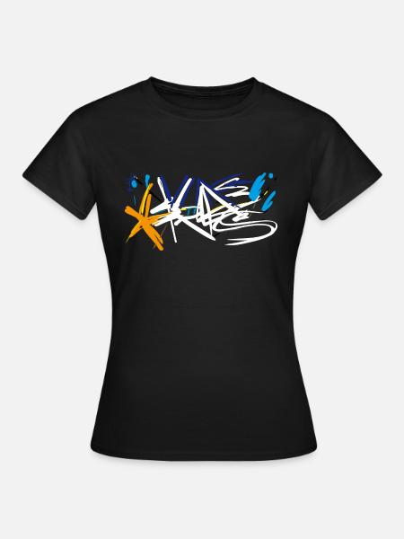 Streetart TAG - Frauen T-Shirt - Schwarz