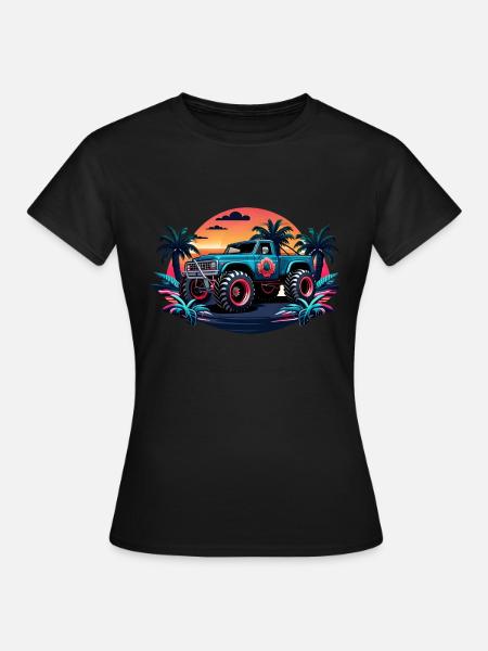 OFF ROAD - Frauen T-Shirt - Schwarz
