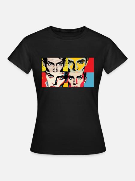 retro look - Frauen T-Shirt - Schwarz