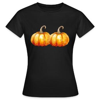 Gourdes - T-shirt Femme - noir - Devant - AI Model Female 172 dark (172cm)