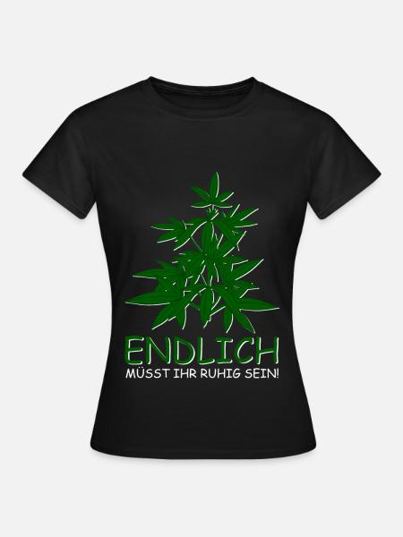Cannabis Legal - Frauen T-Shirt - Schwarz