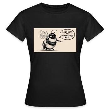 Bumblebee - Frauen T-Shirt - Schwarz - Vorne - AI Model Female 172 dark (172cm)