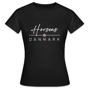 Dänemark - Horsens - Danemark - Danemark - T-shirt Femme - noir - Devant - AI Model Female 172 dark (172cm)