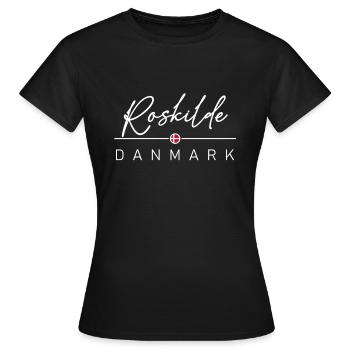 Dänemark - Roskilde - Danemark - Danemark - T-shirt Femme - noir - Devant - AI Model Female 172 dark (172cm)
