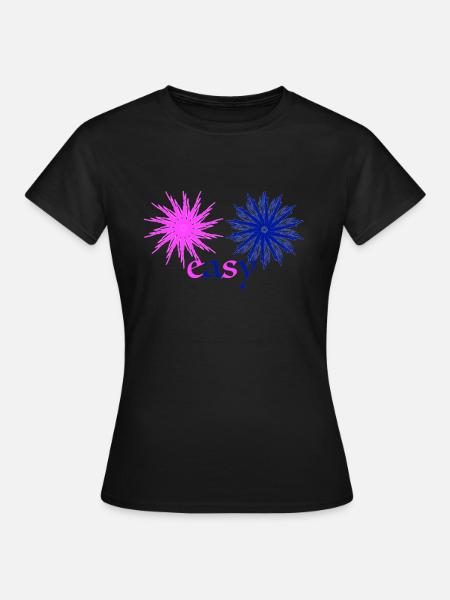 easy - Frauen T-Shirt - Schwarz