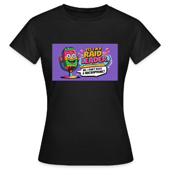 Chef de raid - T-shirt Femme - noir - Devant - AI Model Female 172 dark (172cm)
