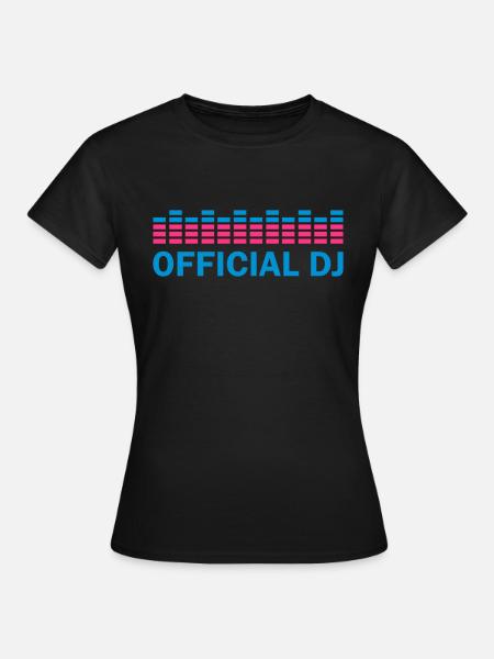 official dj - Frauen T-Shirt - Schwarz