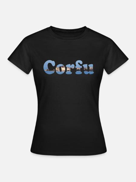Corfu Korfu - Koszulka damska - czarny