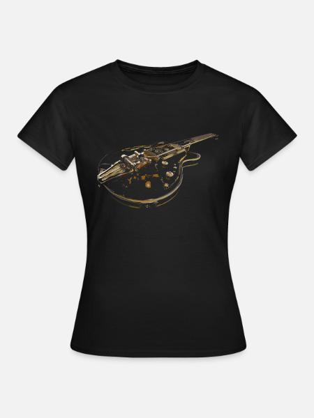guitare - T-shirt Femme - noir