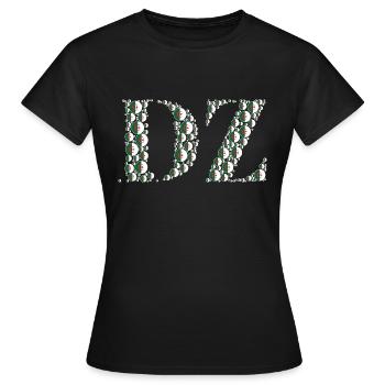 Algerien - Frauen T-Shirt - Schwarz - Vorne - AI Model Female 172 dark (172cm)