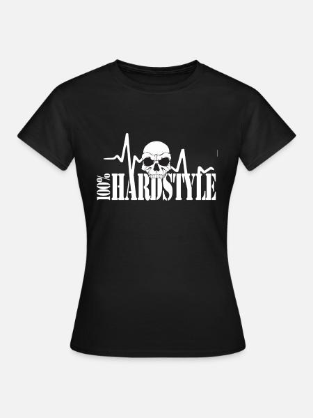 100% Hardstyle - T-shirt Femme - noir