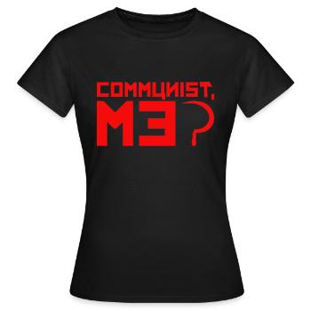 communiste - T-shirt Femme - noir - Devant - AI Model Female 172 dark (172cm)