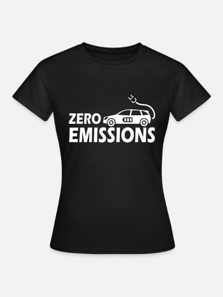 Electric Car E-mobility Hybrid - Frauen T-Shirt - Schwarz
