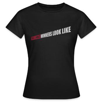 What Winners Look Like - Frauen T-Shirt - Schwarz - Vorne - AI Model Female 172 dark (172cm)