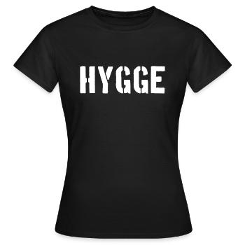 Hygge - Tradition danoise - Attitude à l’égard de la vie - Nice - T-shirt Femme - noir - Devant - AI Model Female 172 dark (172cm)