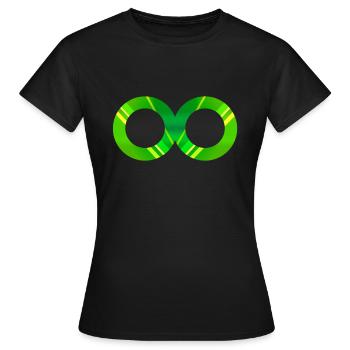 Huit Infini 7 - T-shirt Femme - noir - Devant - AI Model Female 172 dark (172cm)