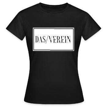 DAS VEREIN - Frauen T-Shirt - Schwarz - Vorne - AI Model Female 172 dark (172cm)