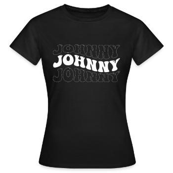 Funny Johnny Groovy 4 Männer Frauen Cool Johnny Tie - Frauen T-Shirt - Schwarz - Vorne - AI Model Female 172 dark (172cm)